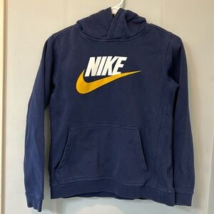 Nike Navy Blue Kids’s Hoodie.  Size Large